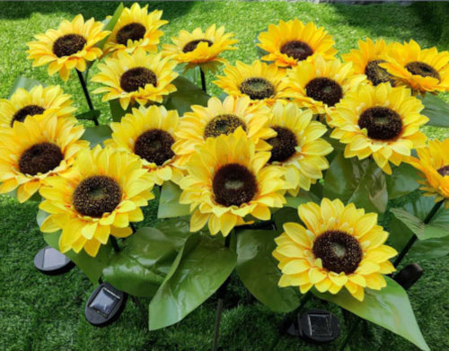 Sunflower Solar Landscape Lights - Fine Home Accessories