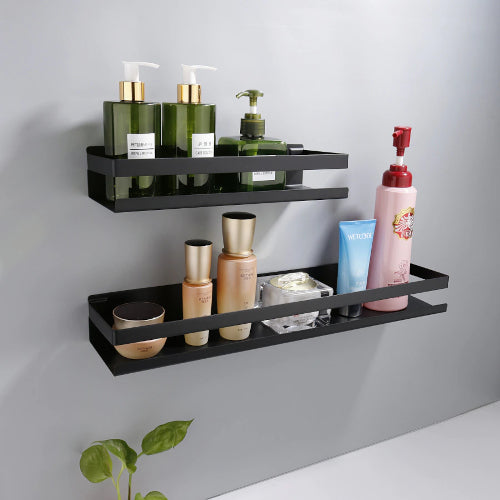 Matte Black Wall Shelf - Fine Home Accessories