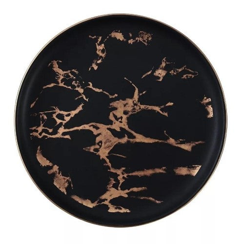 Deluxe Marbleized Dinnerware Set - 8" - Fine Home Accessories