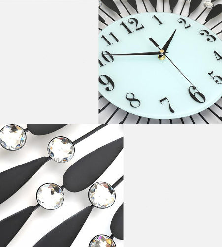 Dazzle Silent Wall Clock - Fine Home Accessories