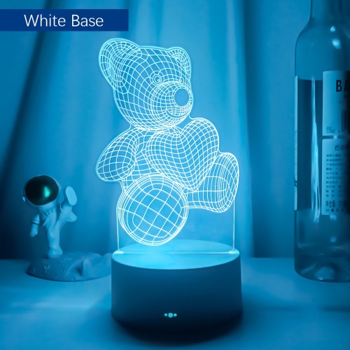 Teddy Love 3D Night Light