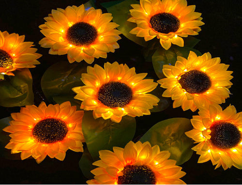 Sunflower Solar Landscape Lights - Fine Home Accessories