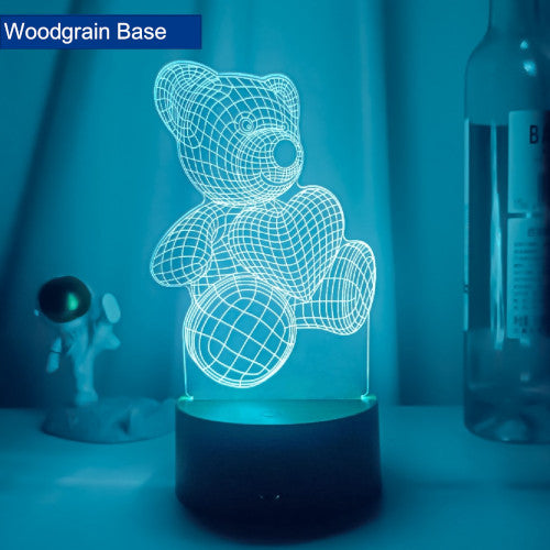 Teddy Love 3D Night Light