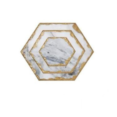 Luxe Marble Coaster Set - Fine Home Accessories