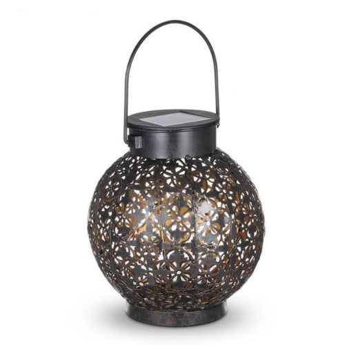 Patterned Outdoor Solar LED Lamp - Fine Home Accessories
