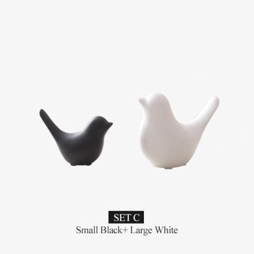 Aves Ceramic Figurines - Fine Home Accessories