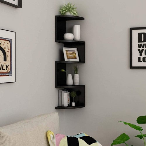 Kori 5-Tier Wall Corner Shelf - Fine Home Accessories