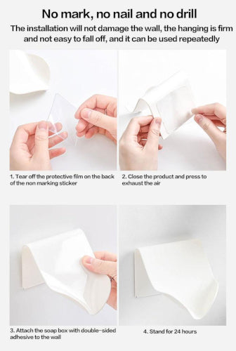 Ola Self Draining Soap Holder - Fine Home Accessories