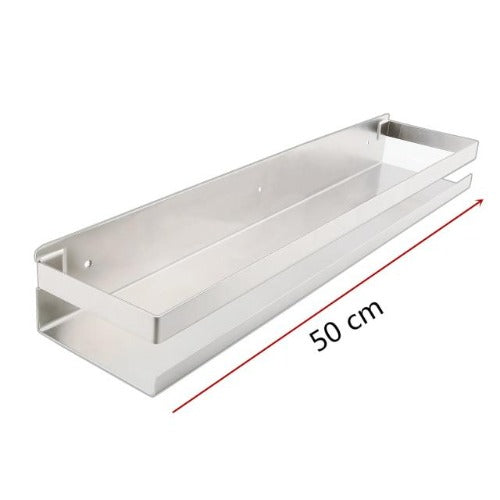 Matte Silver Wall Shelf - Fine Home Accessories