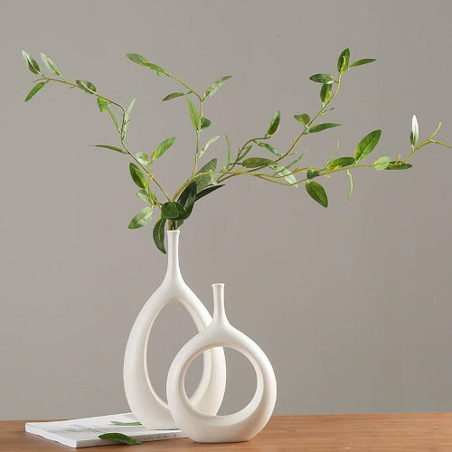 Modern Ornamental Ceramic Vase - Fine Home Accessories