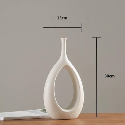 Modern Ornamental Ceramic Vase - Fine Home Accessories