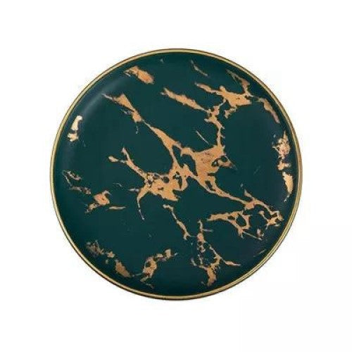 Deluxe Marbleized Dinnerware Set - 10" - Fine Home Accessories