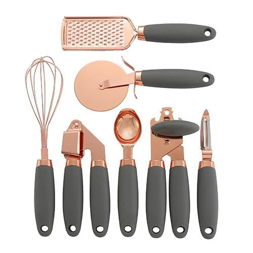 Rose Gold Kitchen Utensil Set (7 PCS) - Fine Home Accessories