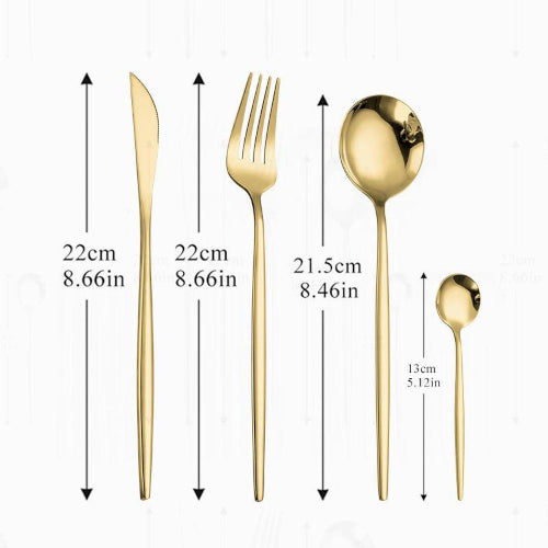 Luxe 24 Piece Cutlery Set - Fine Home Accessories