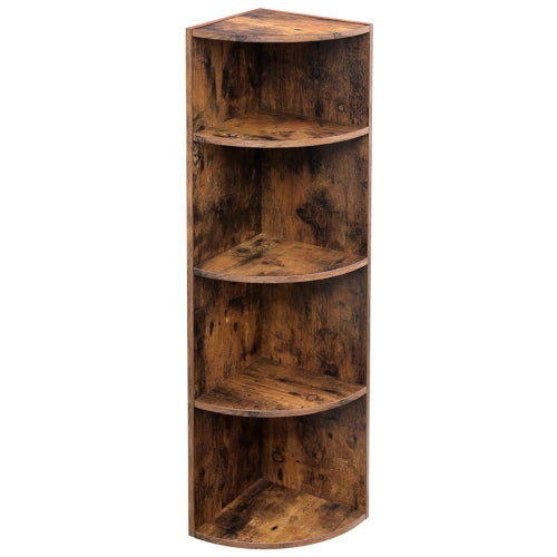 Wooden 4 Rack Corner Shelf - Fine Home Accessories