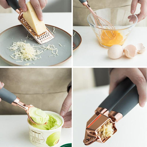 Rose Gold Kitchen Utensil Set (7 PCS) - Fine Home Accessories