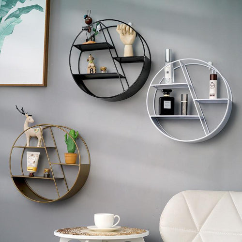 Round Wall Storage Shelf - Fine Home Accessories