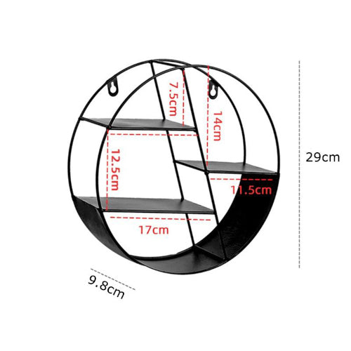 Round Wall Storage Shelf - Fine Home Accessories