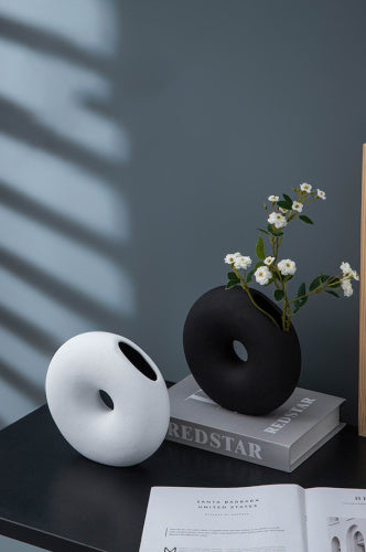 Beignet Ceramic Vase - Fine Home Accessories