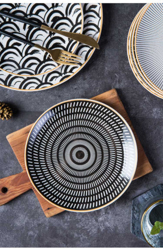 Patterned Porcelain Plates - Fine Home Accessories