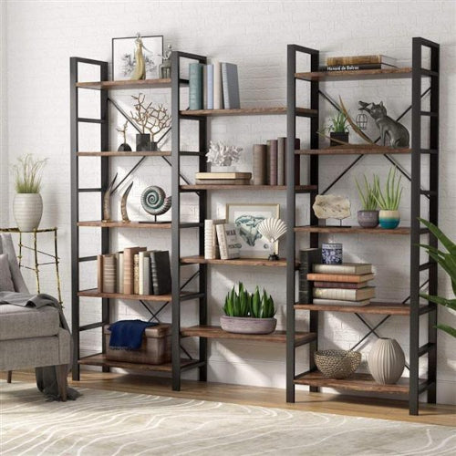 5-Tier Vintage Trio Bookshelf - Fine Home Accessories