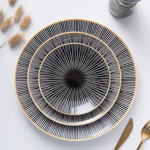 Patterned Porcelain Plates - Fine Home Accessories