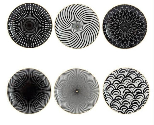 Patterned Porcelain Plates - Fine Home Accessories