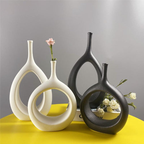 Modern Ornamental Ceramic Vase - Fine Home Accessories