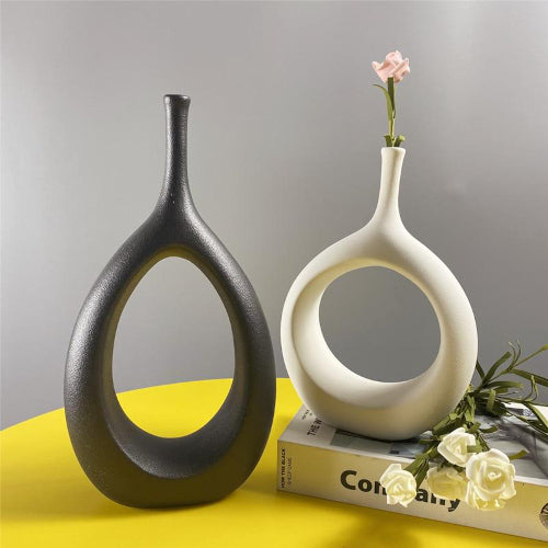 Modern Ornamental Ceramic Vase - Fine Home Accessories
