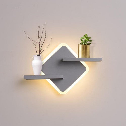 Luminate Wall Light & Shelf - Fine Home Accessories