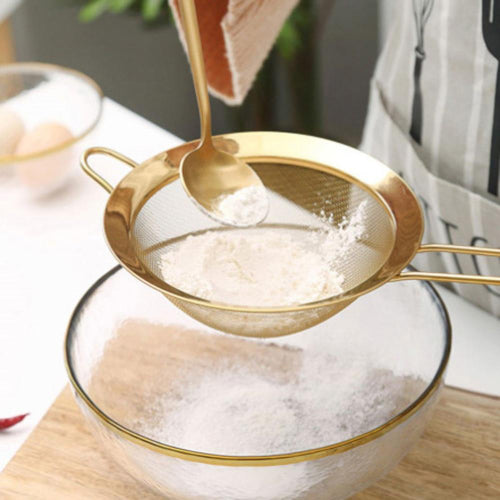 Golden Stainless Steel Sifter Set - Fine Home Accessories