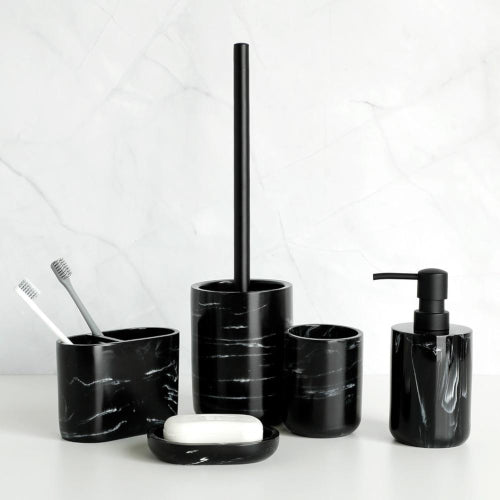 Deluxe Resin Bathroom Accessory Set - Fine Home Accessories