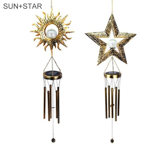 Celestial Solar Wind Chimes - Fine Home Accessories