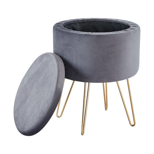 Enkei Velvet Ottoman Stool - Fine Home Accessories