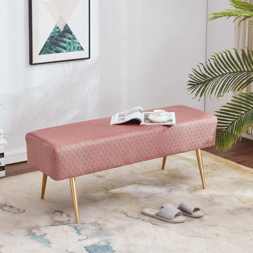 Elegant Velvet Ottoman Lounge - Fine Home Accessories