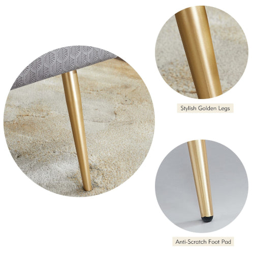 Elegant Velvet Ottoman Lounge - Fine Home Accessories