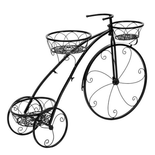 Deco Tricycle 3-Seat Plant Stand - Fine Home Accessories