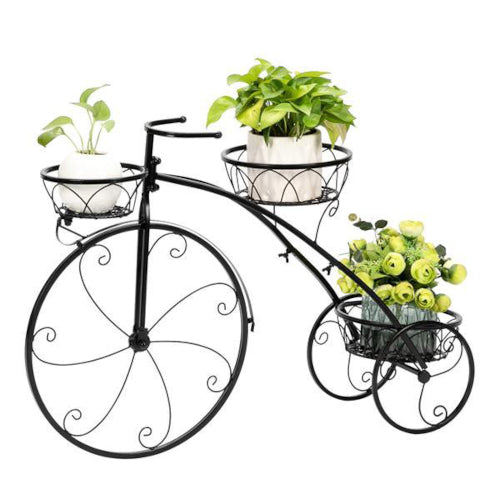 Deco Tricycle 3-Seat Plant Stand - Fine Home Accessories
