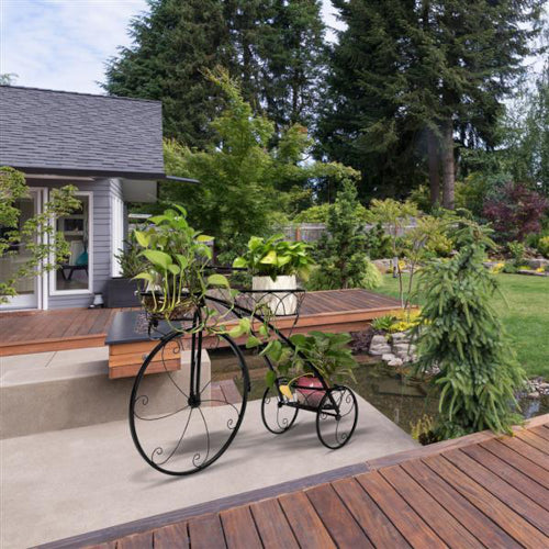 Deco Tricycle 3-Seat Plant Stand - Fine Home Accessories
