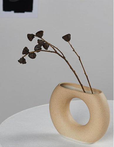 Hollow Ceramic Vase - Fine Home Accessories