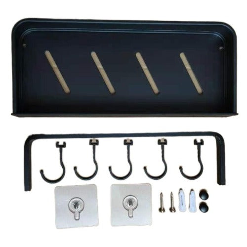 Designe Wall Shelf With Towel Rail - Fine Home Accessories