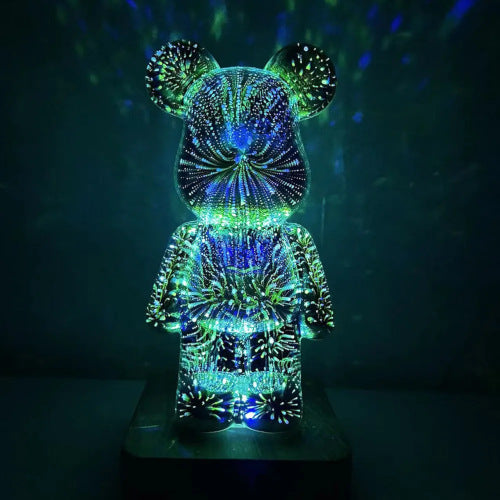 Sparkling 3D Bear Night Light