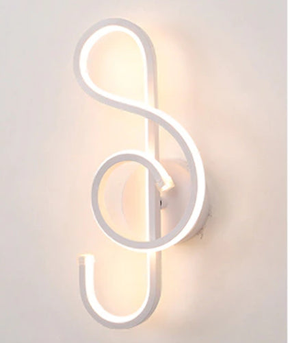 The Note White Wall Sconce - Fine Home Accessories