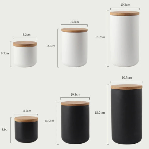 Ceramic Storage Jars - Fine Home Accessories