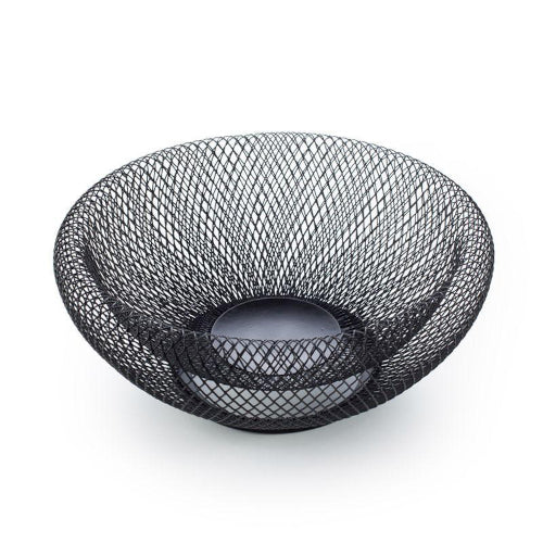 Duo Layer Metal Mesh Basket - Fine Home Accessories