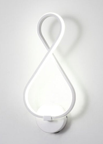 Infinity White Wall Sconce - Fine Home Accessories