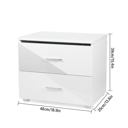 Contemporary Luxury Drawer Nightstand - Fine Home Accessories