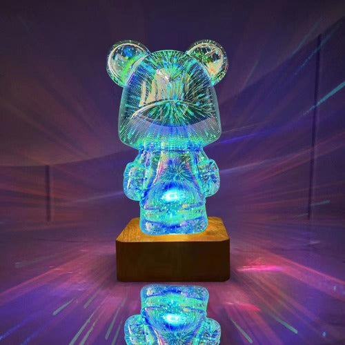 Sparkling 3D Bear Night Light