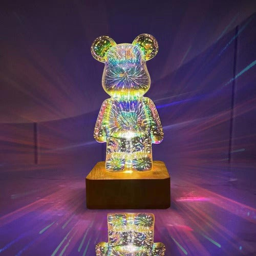 Sparkling 3D Bear Night Light