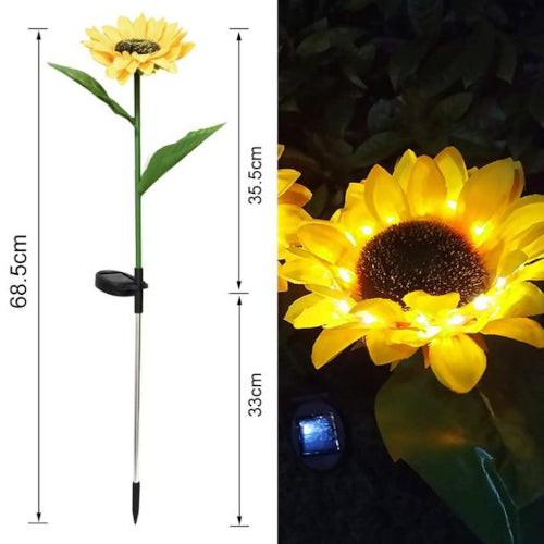Sunflower Solar Landscape Lights - Fine Home Accessories